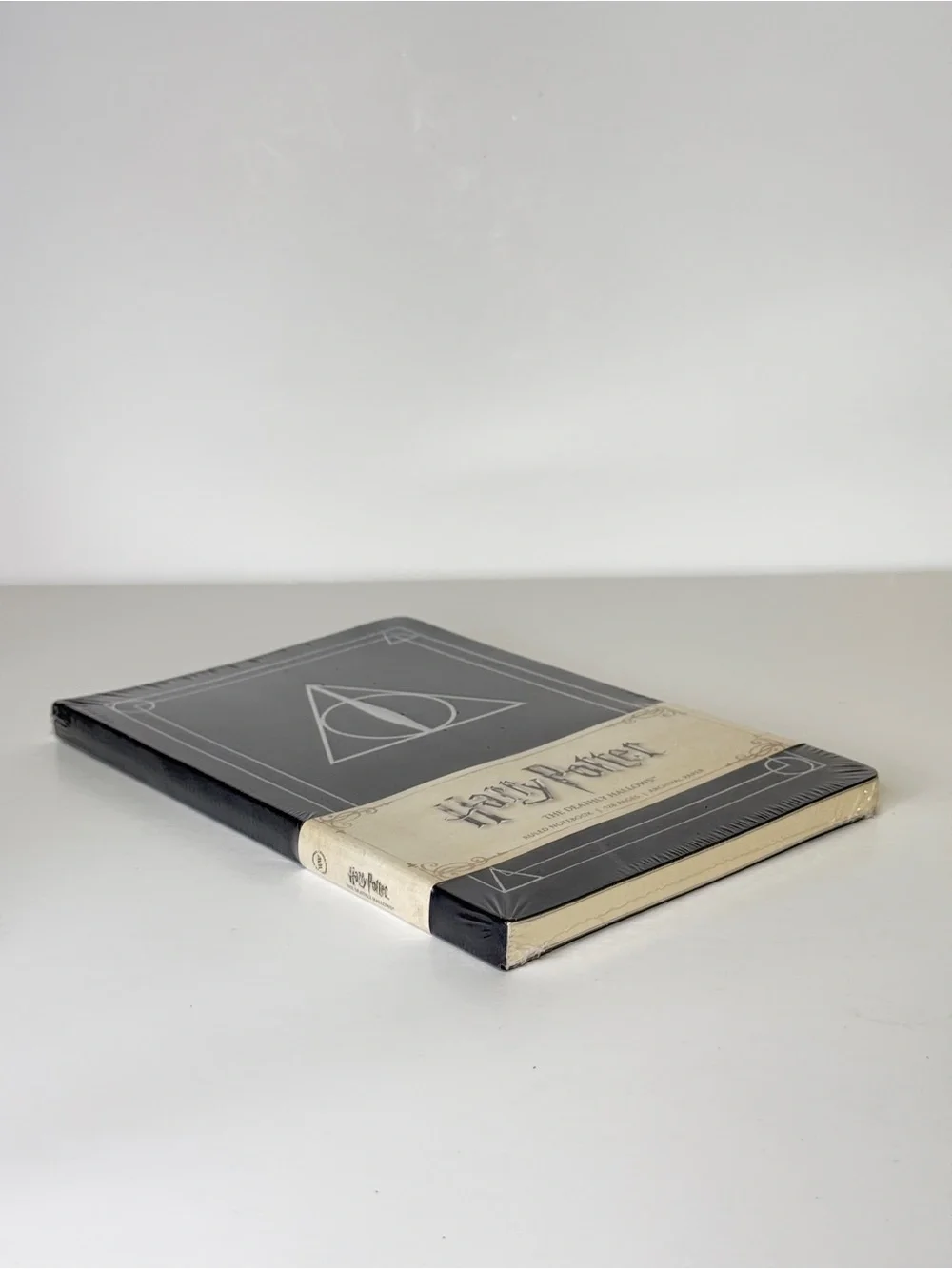Harry Potter The Deathly Hallows Black Ruled Notebook 128 pages archival paper